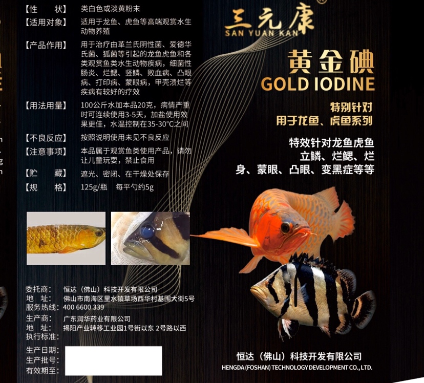 Three yuan a gold Kang iodine golden arowana priceGolden Arowana